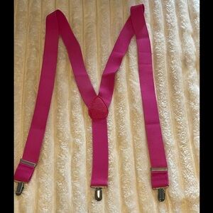 Vibrant Pink Women’s Suspenders